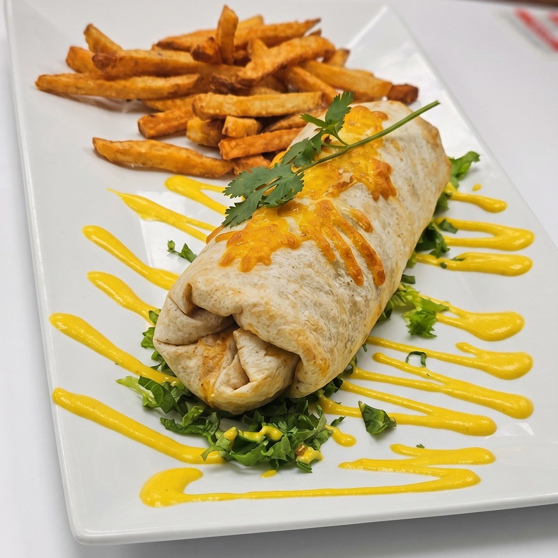 Vegetarian Burrito.